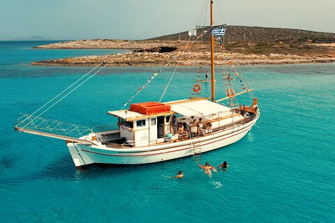 Half Day Cruise Explore Paros Antiparos and Despotiko 