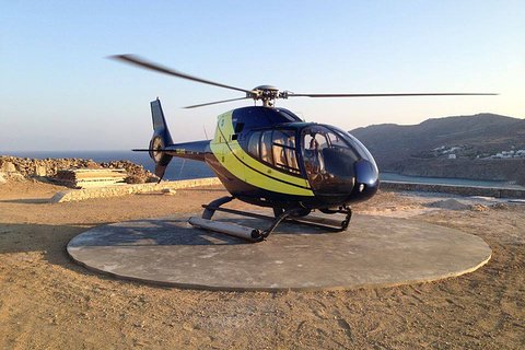 Private Helicopter Transfer from Ios to Santorini