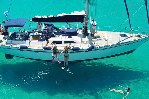 Kos: Small Group Full-Day Sailing with Meal, Drinks, & Swim
