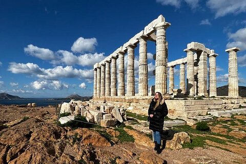 Cape Sounio Temple of Poseidon & Athenian Riviera Tour(+swimming)