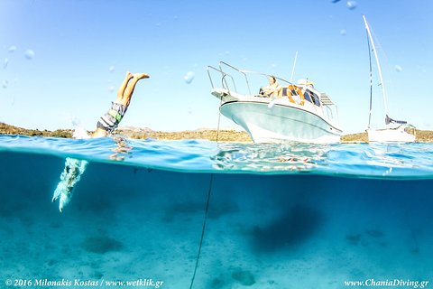 Boat Trip in Crete with Guided Snorkeling and Free Pick up!