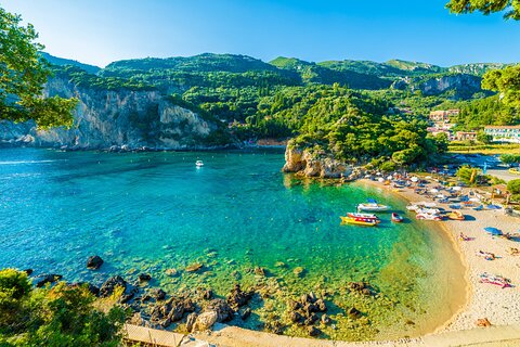Corfu for Cruise Ships: 6 Hour Tour with Boat Ride or Beach Visit