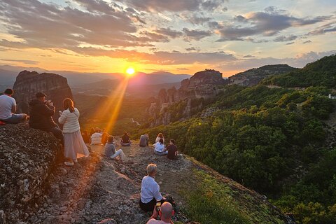 Sunset Meteora Tour on E-Bike